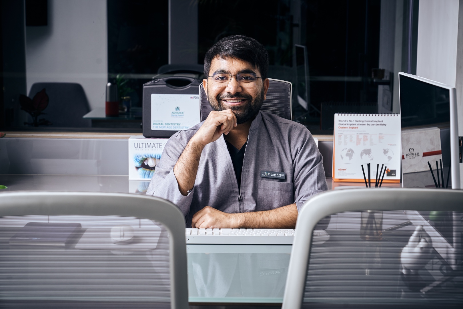 Dr. Jay Patel MDS Prosthodontist and Implant Surgeon at Four Seasons Dental Surat